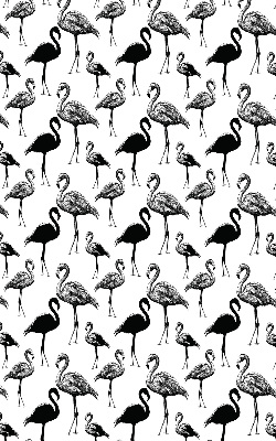 Roller blind for large window Black flamingos