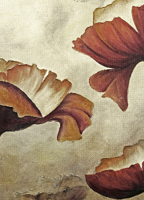 Fabric roller blind Flowers