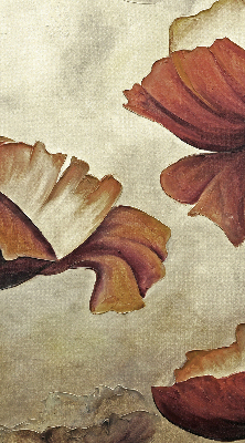 Fabric roller blind Flowers