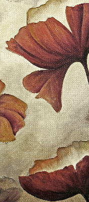 Fabric roller blind Flowers