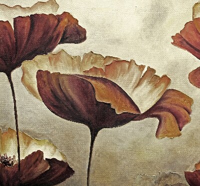Fabric roller blind Flowers