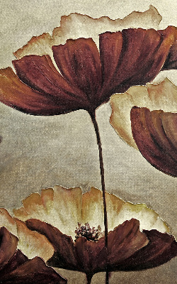 Fabric roller blind Flowers