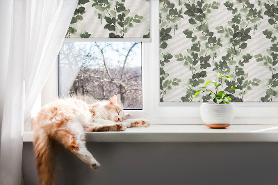 Modern roller blind Leaves