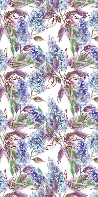 Modern roller blind Summer flowers