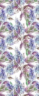 Modern roller blind Summer flowers