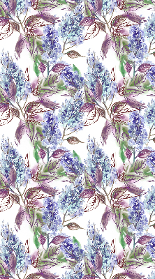 Modern roller blind Summer flowers