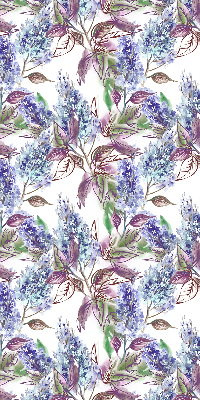 Modern roller blind Summer flowers