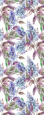 Modern roller blind Summer flowers