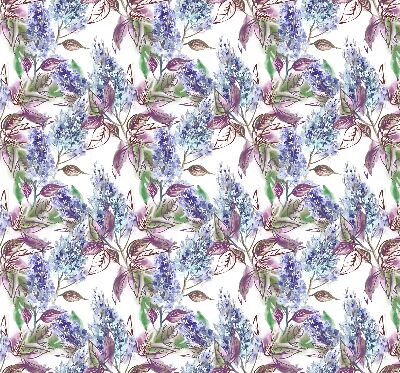 Modern roller blind Summer flowers