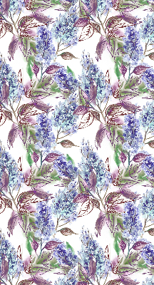 Modern roller blind Summer flowers