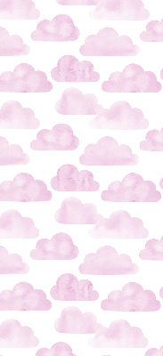 Roller blind for large window Pink clouds