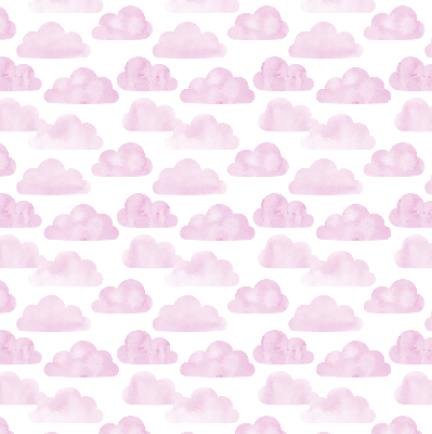 Roller blind for large window Pink clouds