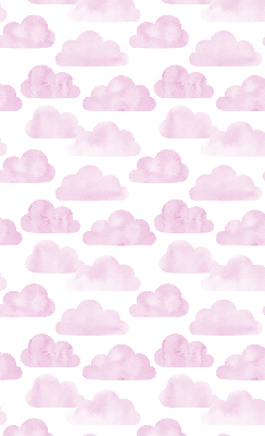 Roller blind for large window Pink clouds