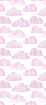 Roller blind for large window Pink clouds