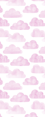 Roller blind for large window Pink clouds