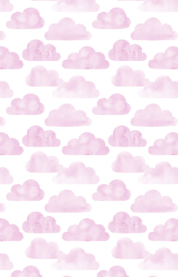 Roller blind for large window Pink clouds