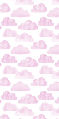 Roller blind for large window Pink clouds