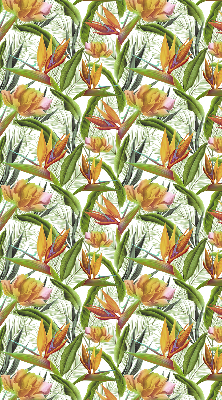 Fabric roller blind Exotic plants