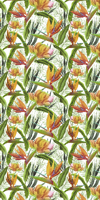 Fabric roller blind Exotic plants