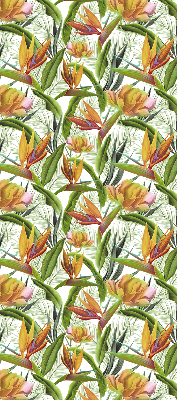 Fabric roller blind Exotic plants