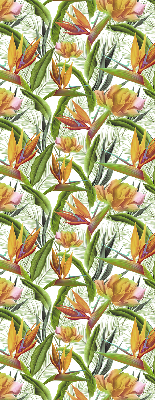 Fabric roller blind Exotic plants