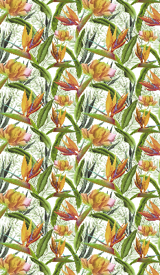 Fabric roller blind Exotic plants