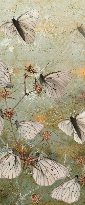 Roller blind for large window Butterflies in the meadow