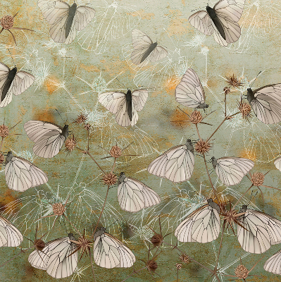 Roller blind for large window Butterflies in the meadow