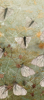 Roller blind for large window Butterflies in the meadow
