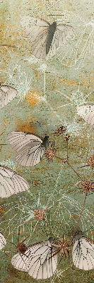 Roller blind for large window Butterflies in the meadow