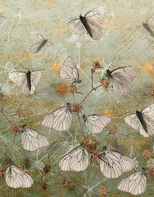 Roller blind for large window Butterflies in the meadow