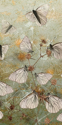 Roller blind for large window Butterflies in the meadow