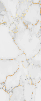 Modern roller blind White marble