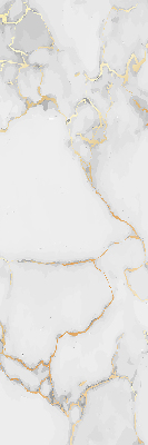 Modern roller blind White marble