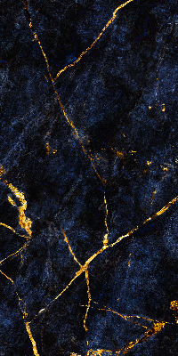 Fabric roller blind Navy blue marble