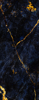 Fabric roller blind Navy blue marble