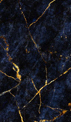 Fabric roller blind Navy blue marble