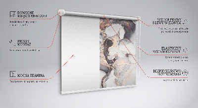 Modern roller blind Gray marble