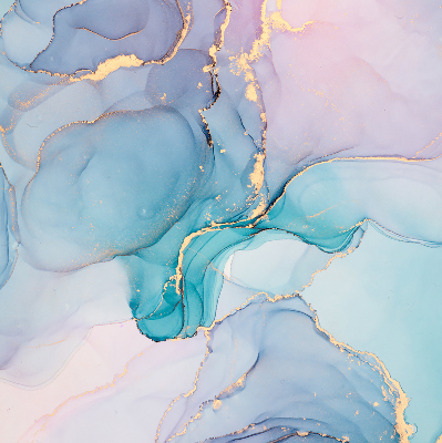 Modern roller blind Blue marble