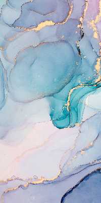 Modern roller blind Blue marble