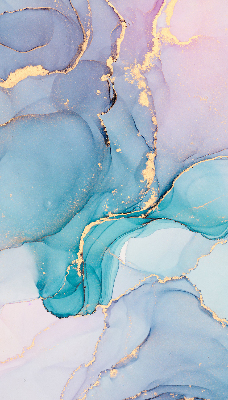 Modern roller blind Blue marble