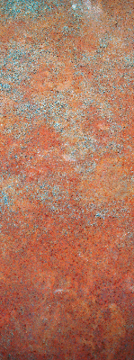 Fabric roller blind Orange sheet metal
