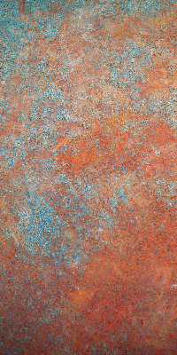 Fabric roller blind Orange sheet metal