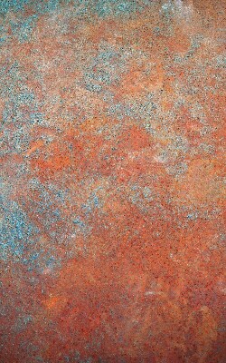 Fabric roller blind Orange sheet metal