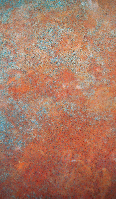 Fabric roller blind Orange sheet metal