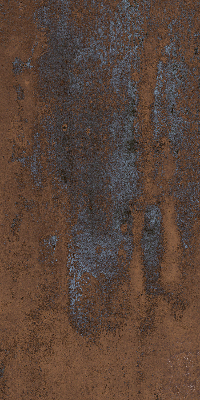Modern roller blind Rusty sheet metal