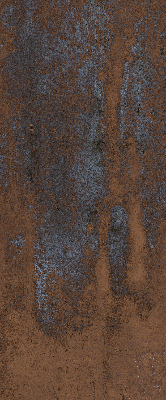 Modern roller blind Rusty sheet metal