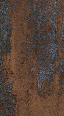 Modern roller blind Rusty sheet metal