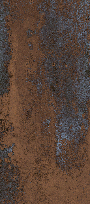 Modern roller blind Rusty sheet metal