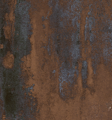 Modern roller blind Rusty sheet metal